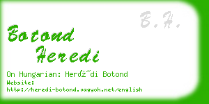 botond heredi business card